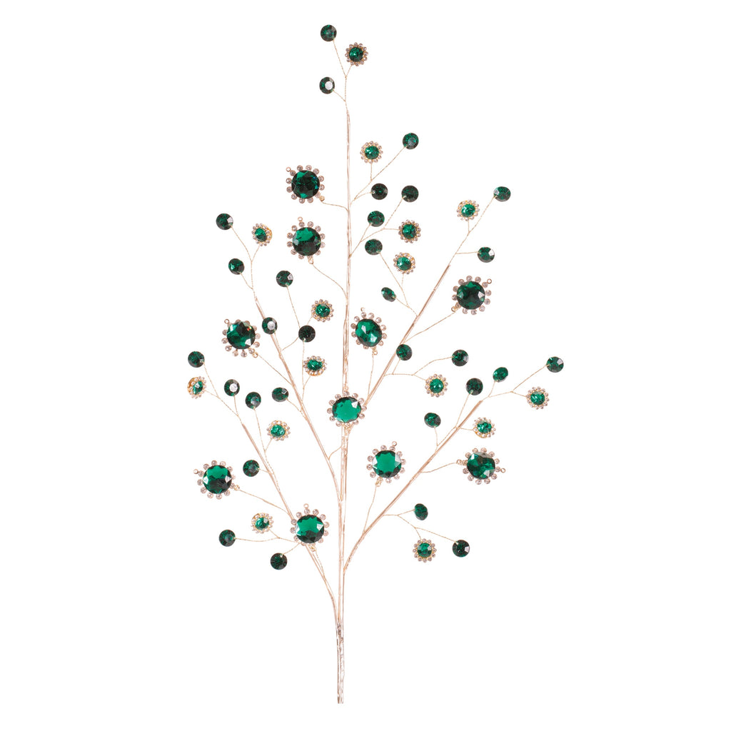 Emerald Jewel Spray (Set of 2)