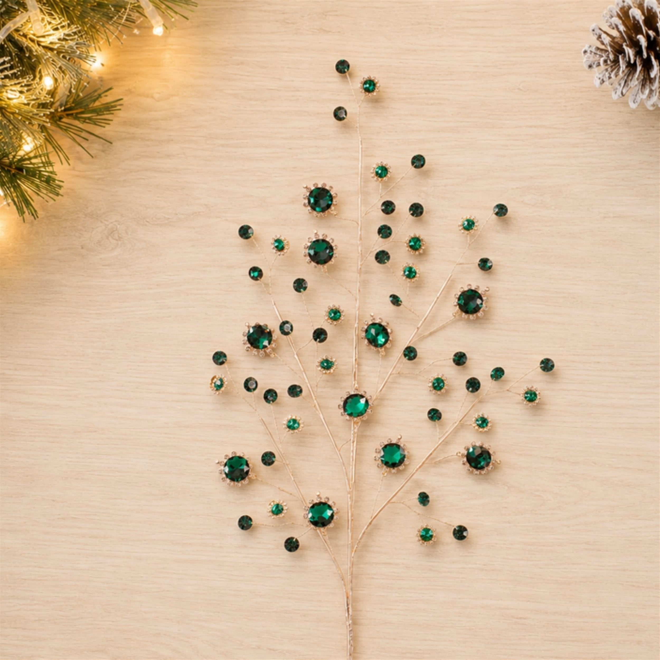 Emerald Jewel Spray (Set of 2)