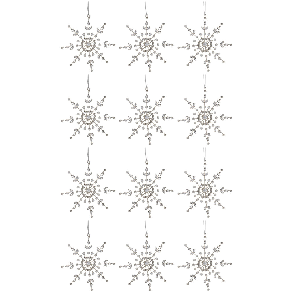 Snowflake Ornaments (Set of 12)