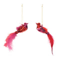 Glass Bird Ornaments (Set of 12)