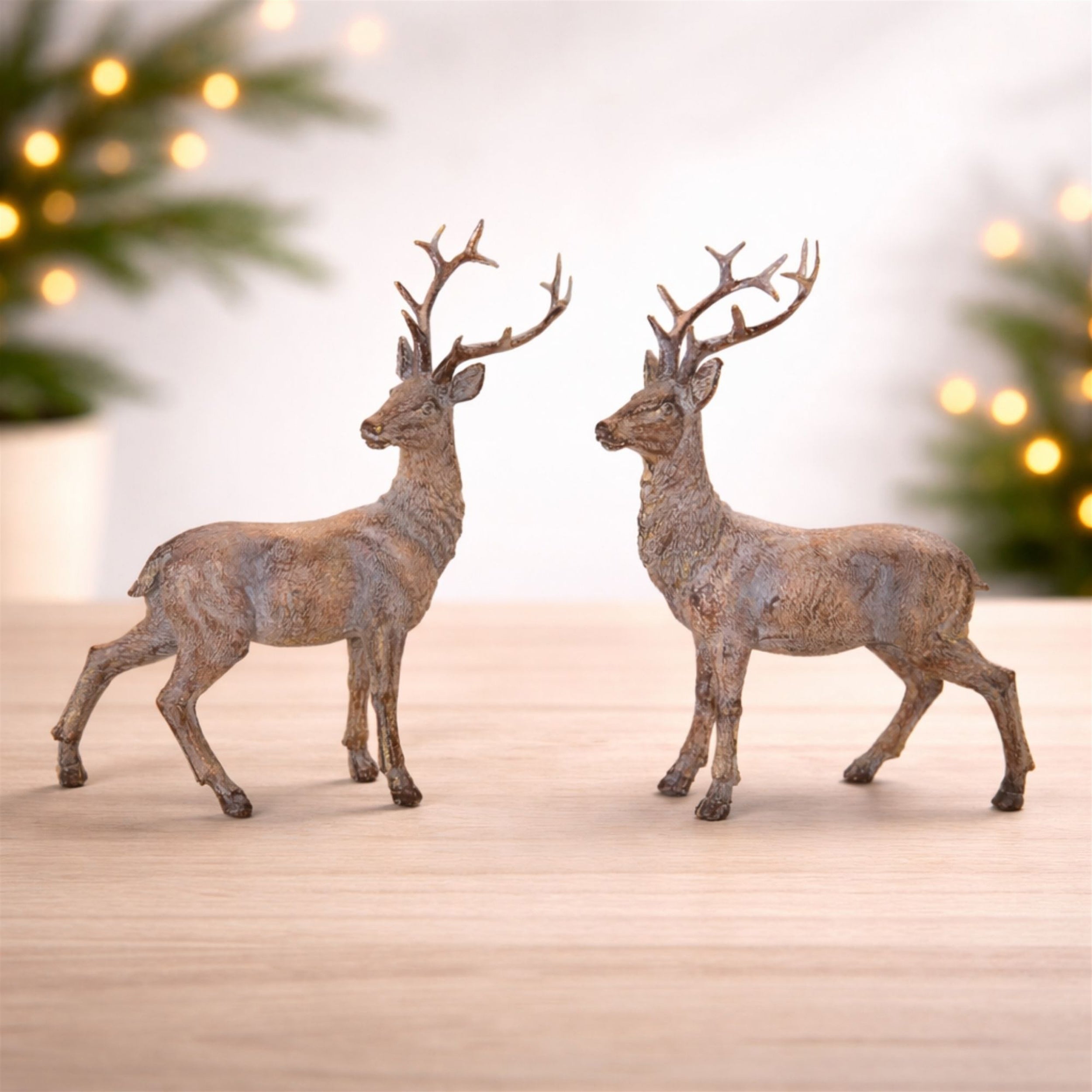 Woodland Deer Figurines (Set of 2)
