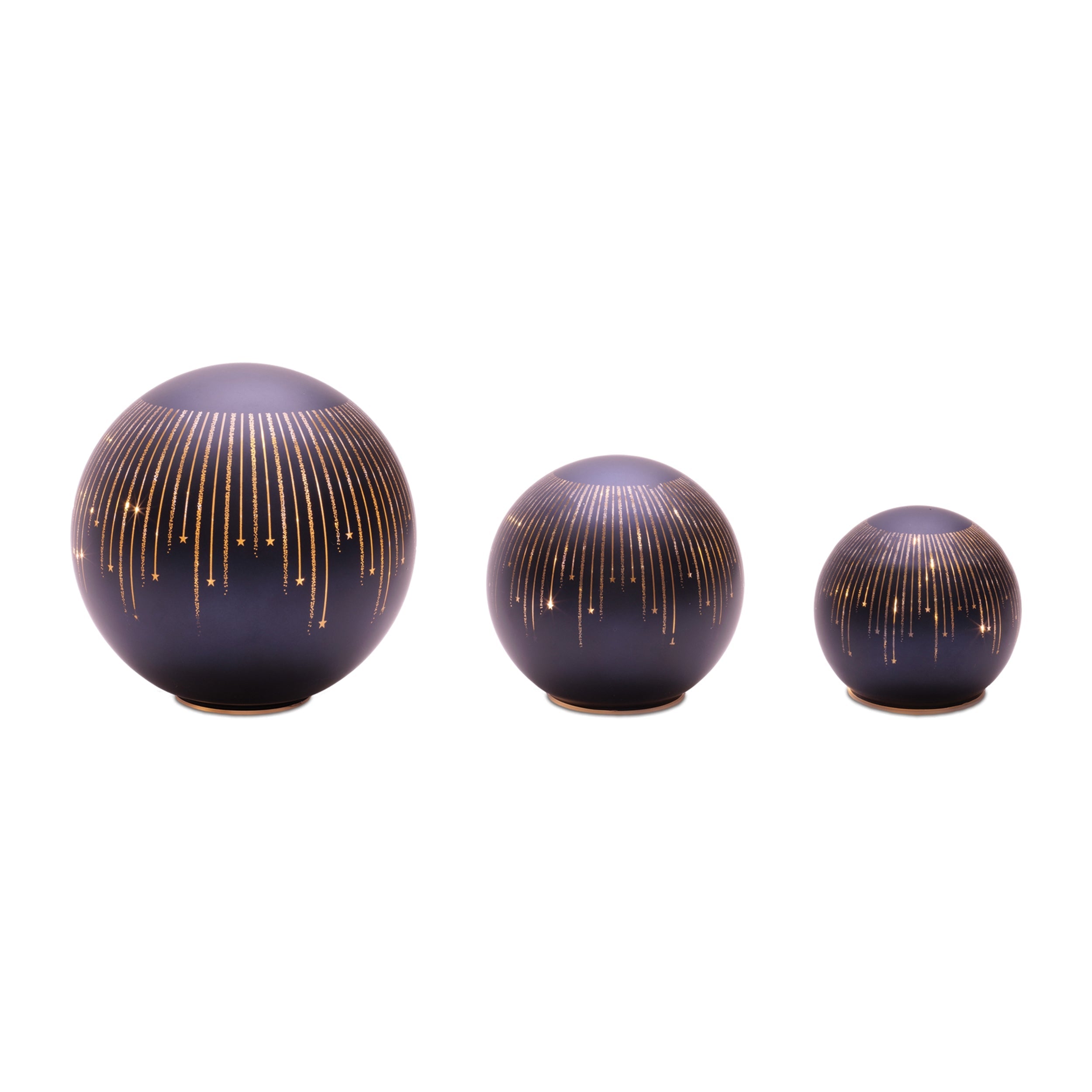 LED Frosted Star Globe (Set of 2)