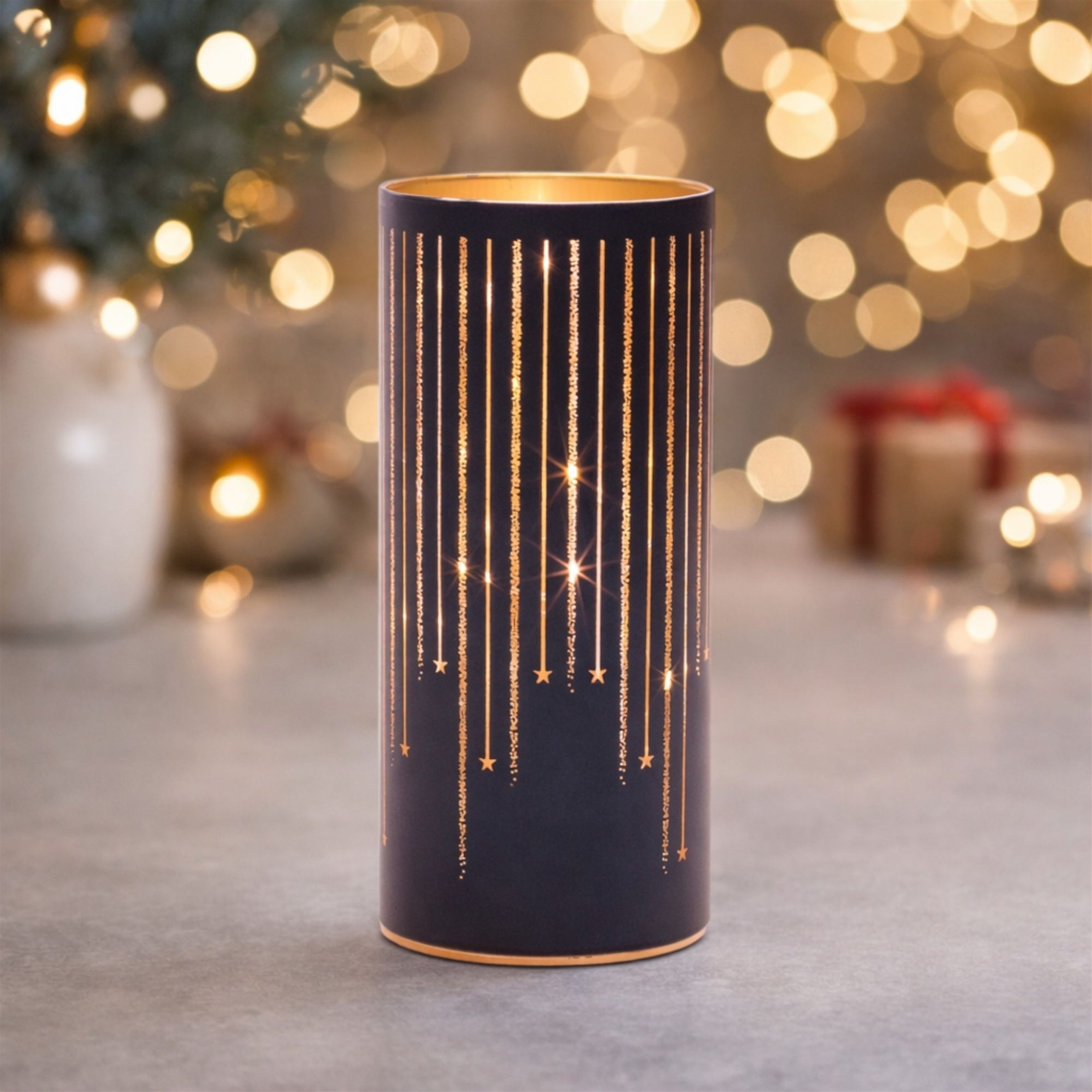 LED Star Printed Luminary 8"H