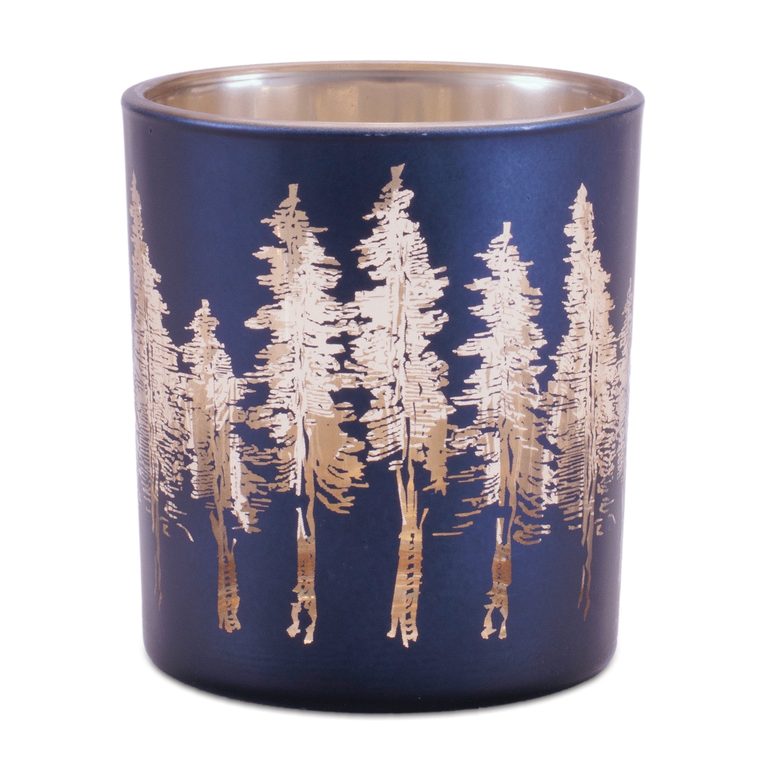 Pine Tree Print Votive Holder (Set of 3)
