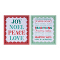 Framed Christmas Sentiment Wall Art (Set of 2)