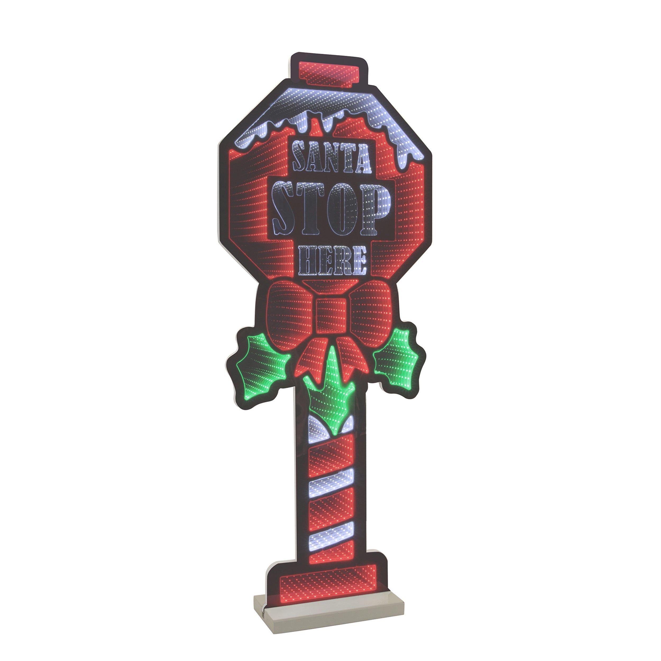 Santa Stop Here Ekkolight 47"H