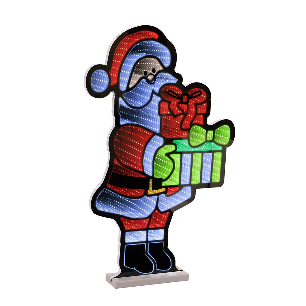 Santa with Presents Ekkolight 25"H