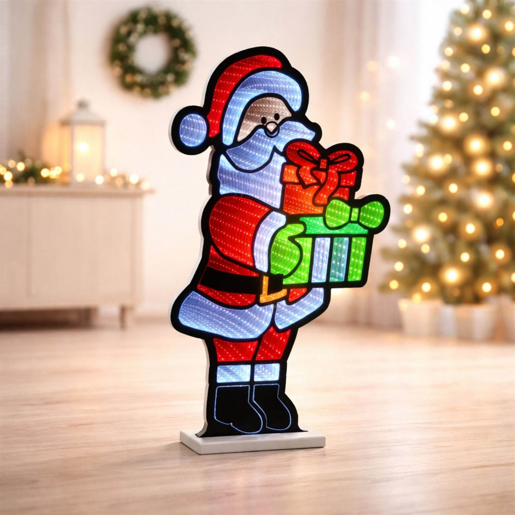 Santa with Presents Ekkolight 25"H