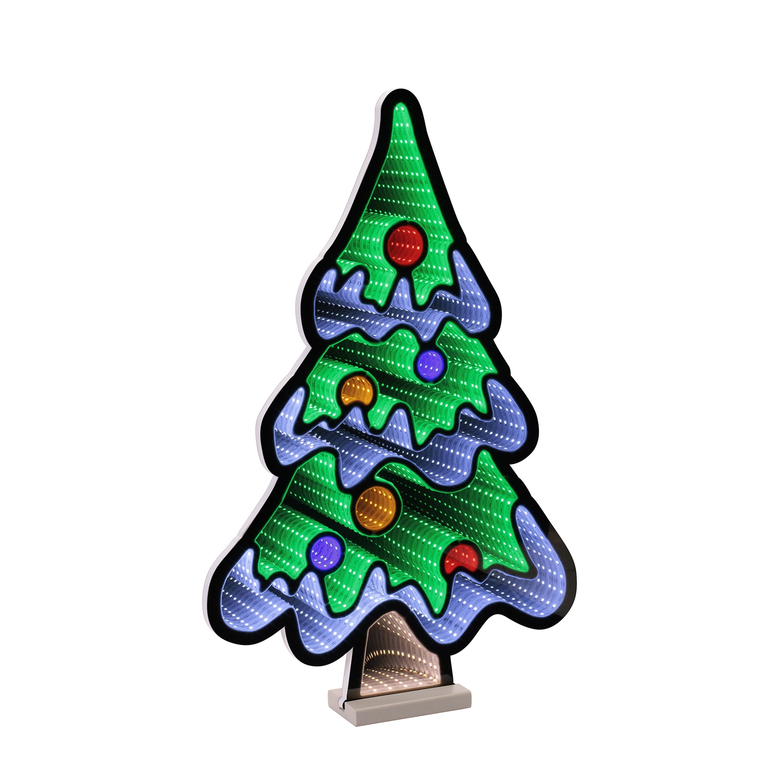 Snowy Christmas Tree Ekkolight 23.5"H