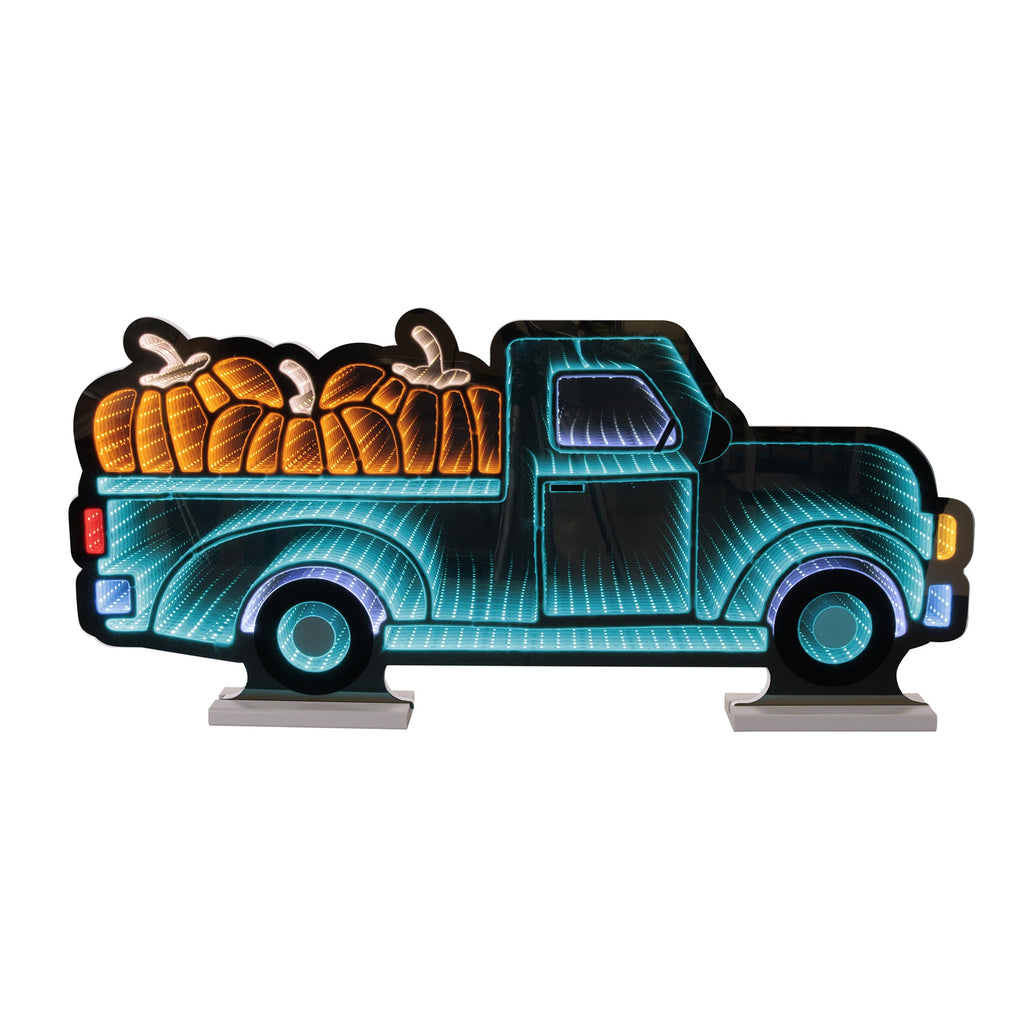 Pickup Truck with Pumpkins Ekkolight 35"L