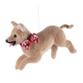 Dog with Bow Ornaments (Set of 6)
