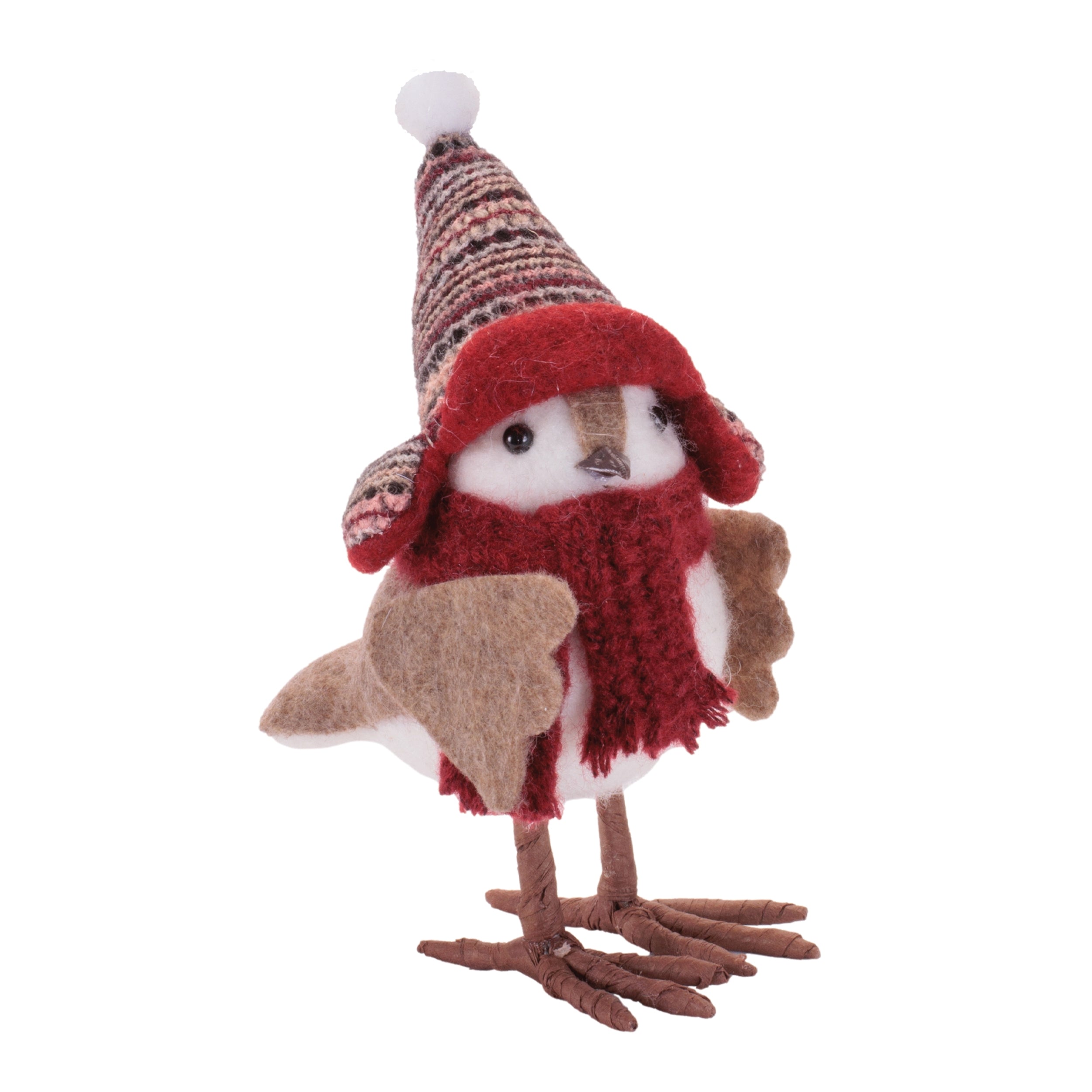 Bird with Hat and Scarf Shelf Sitter (Set of 2)