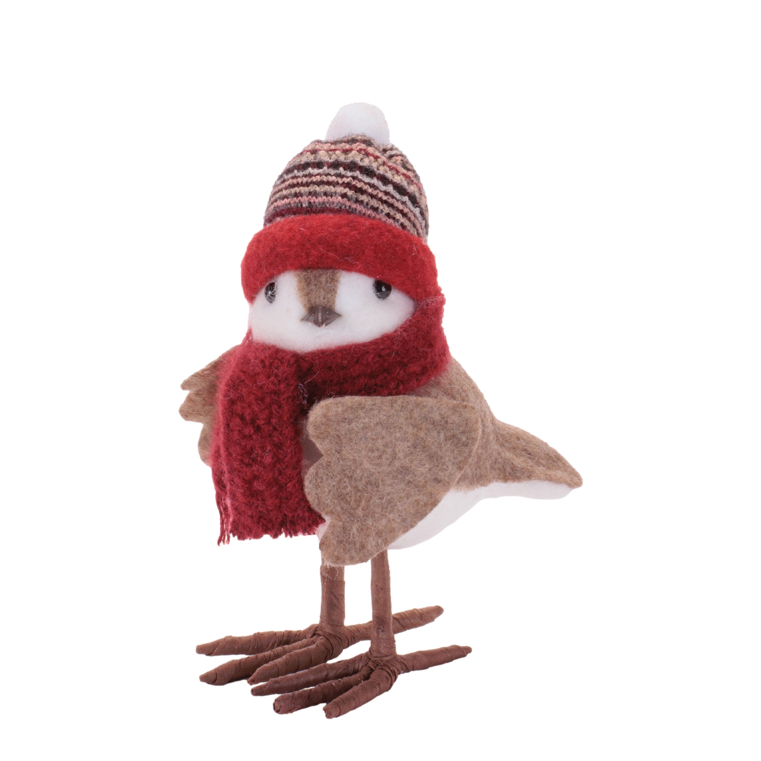 Bird with Hat and Scarf Shelf Sitter (Set of 2)