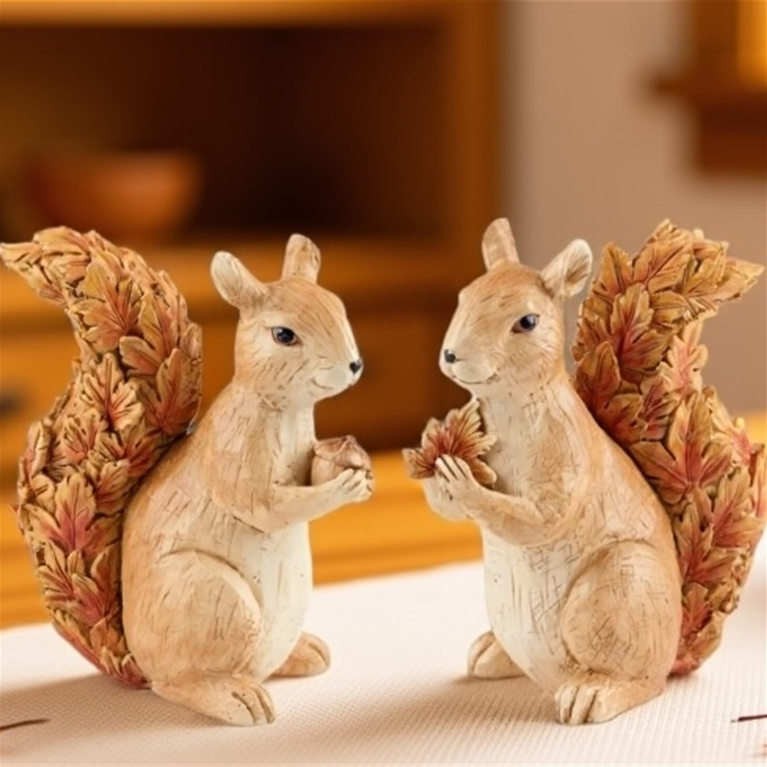 Woodland Squirrel Figurines (Set of 2)