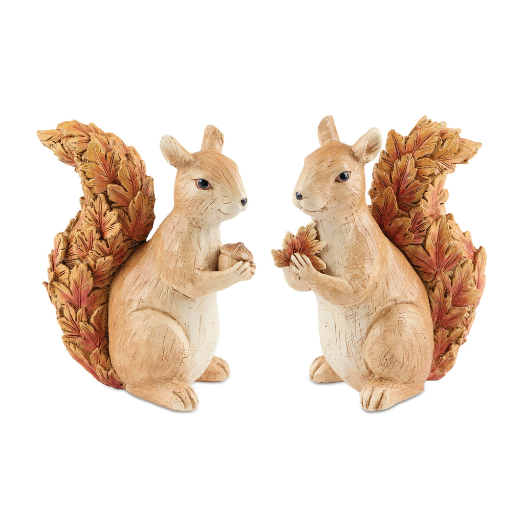 Woodland Squirrel Figurines (Set of 2)