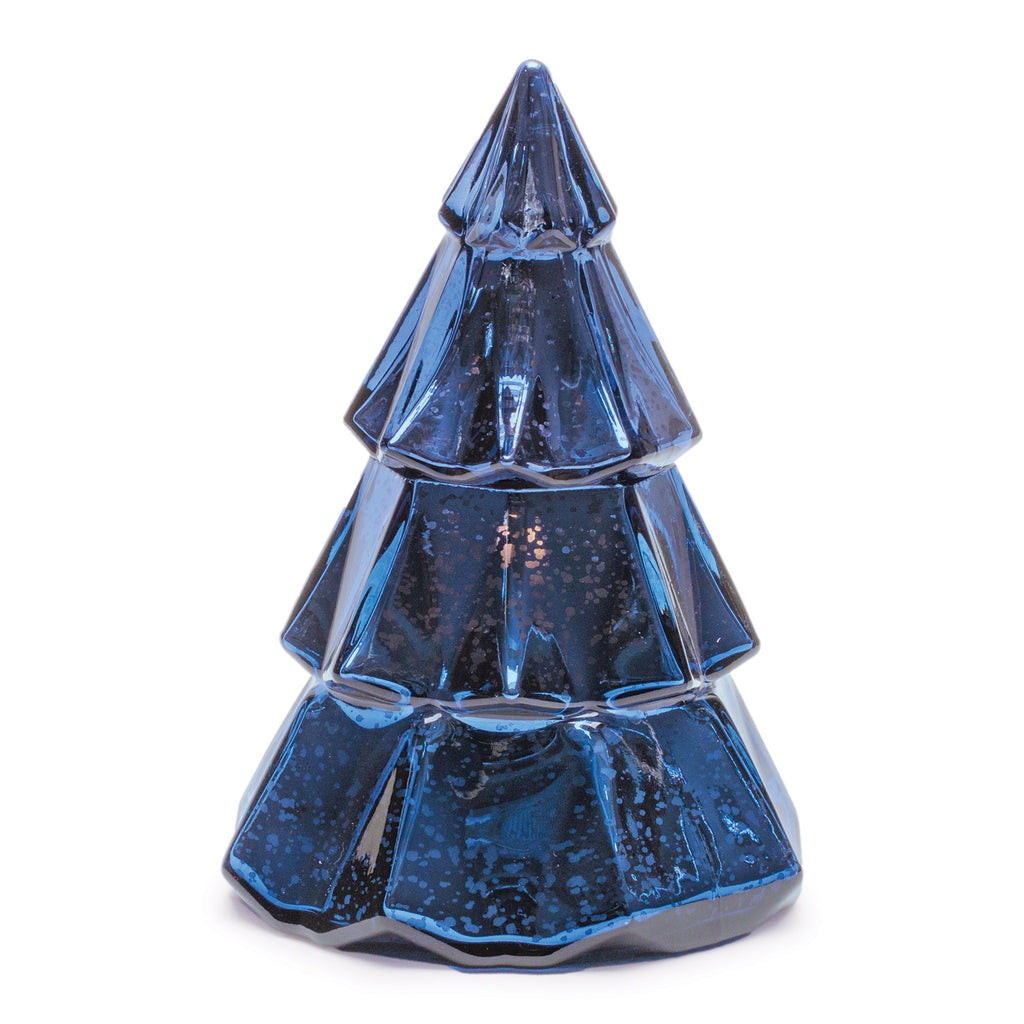 LED Glass Tree Candle 7.5"H