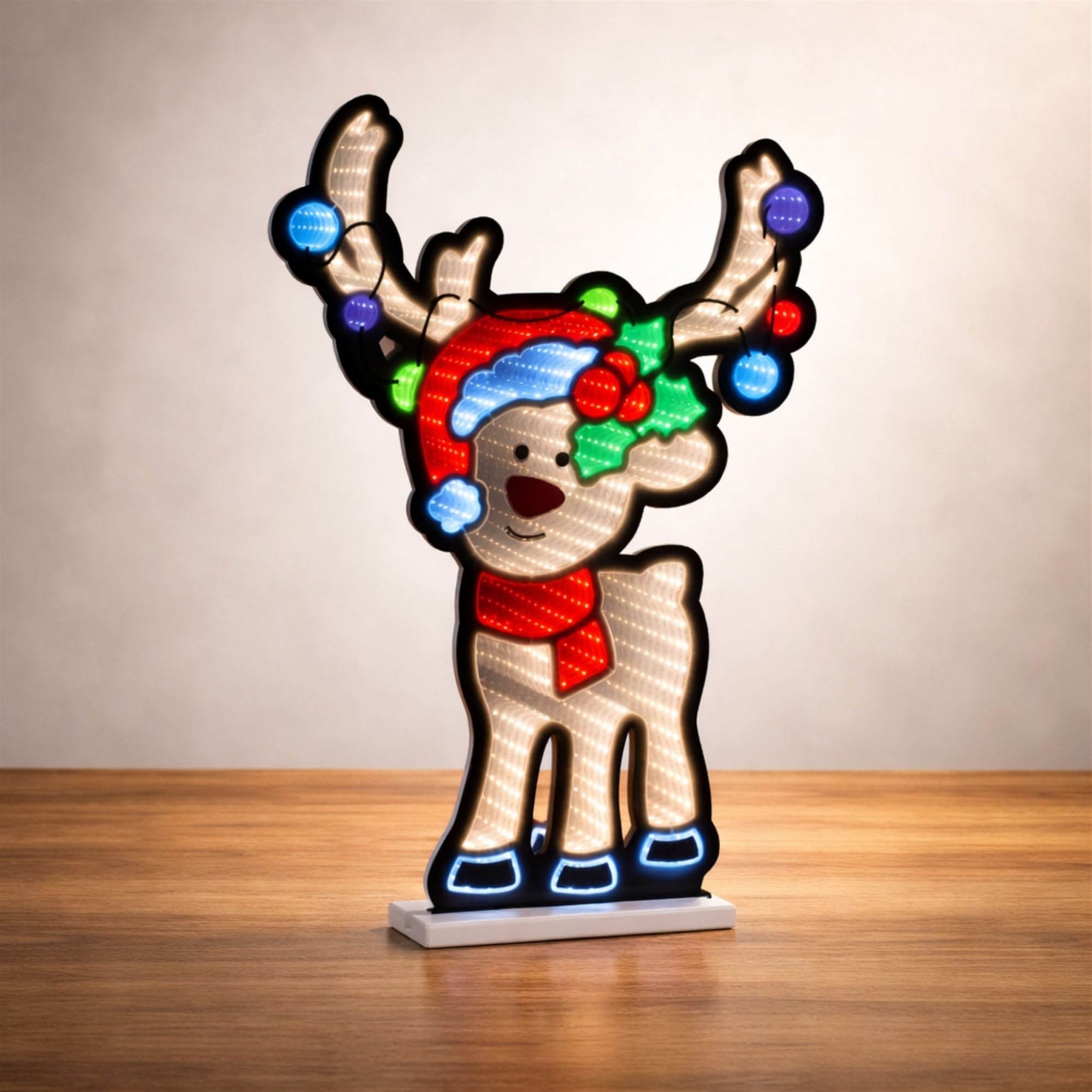 Reindeer with Holiday Lights Ekkolight 23.5"