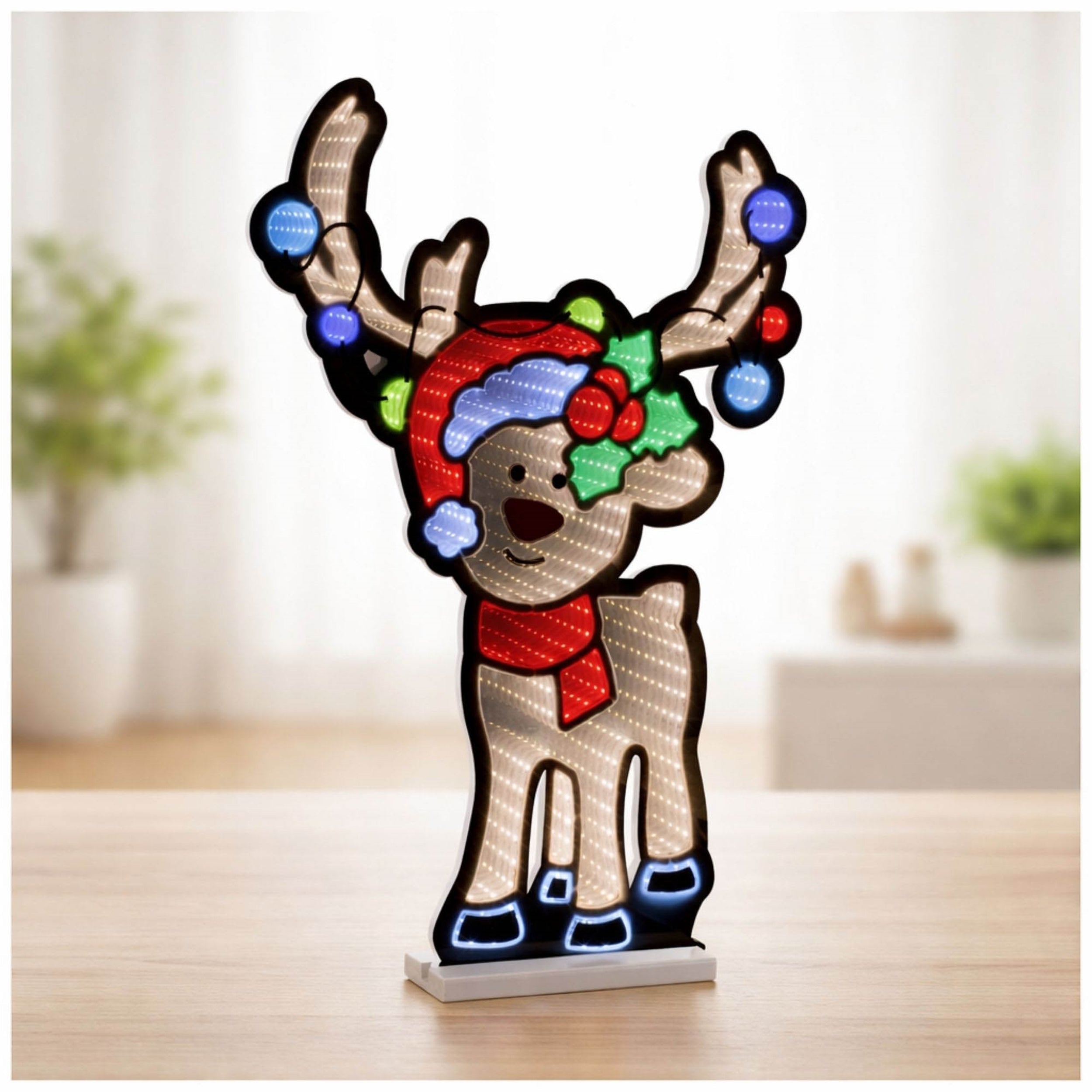 Reindeer with Holiday Lights Ekkolight 23.5"