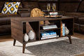 Baxton Studio Linas Mid-Century Modern Walnut Finished Coffee Table