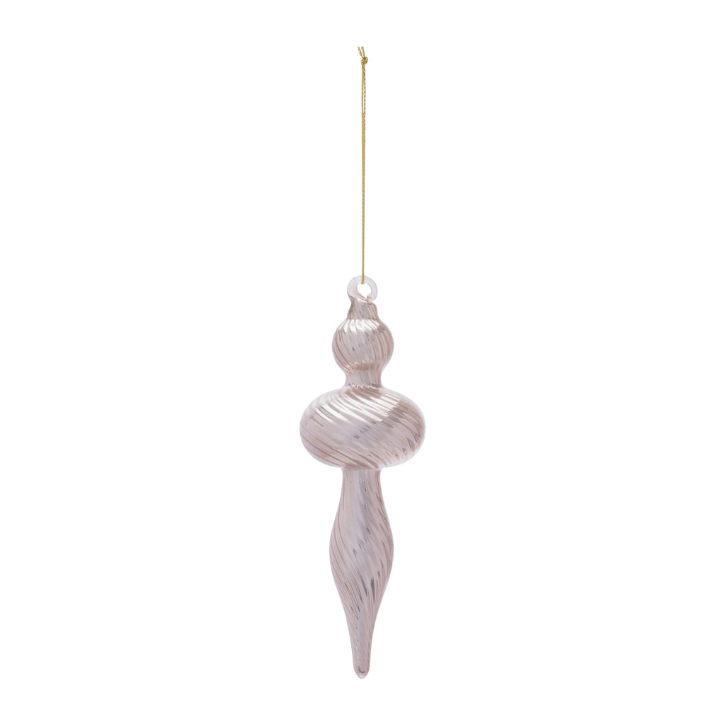 Glass Finial Ornaments (Set of 12)