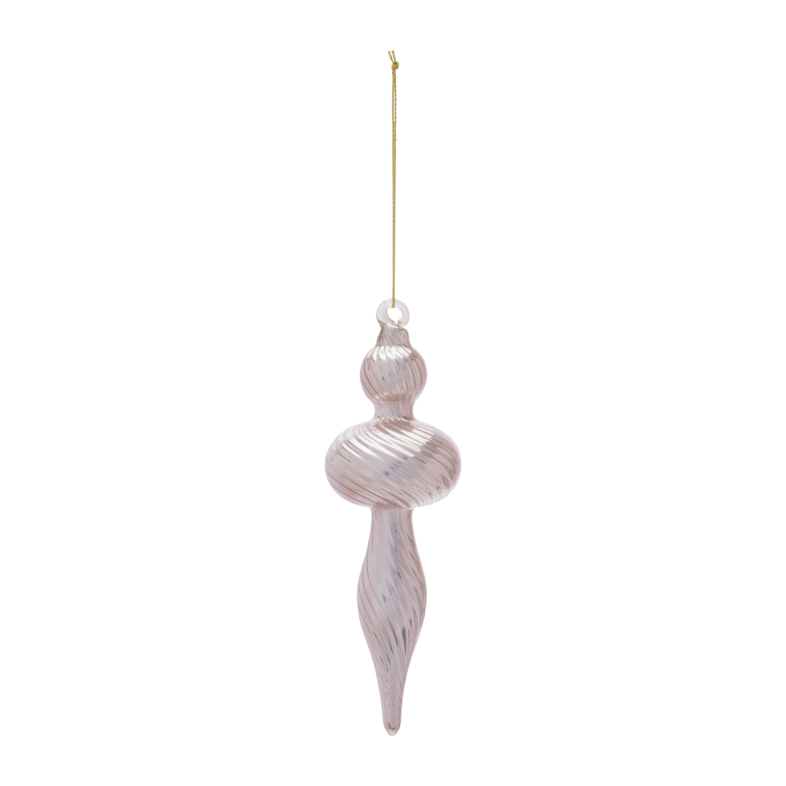 Glass Finial Ornaments (Set of 12)