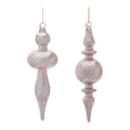 Glass Finial Ornaments (Set of 12)