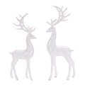 Standing Winter Deer Figurines (Set of 2)