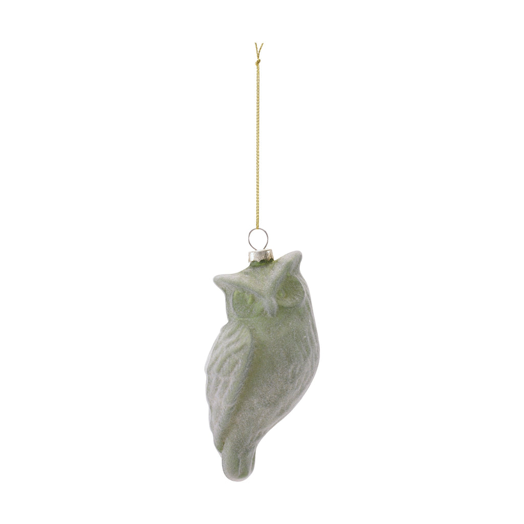 Glass Owl Ornaments (Set of 12)