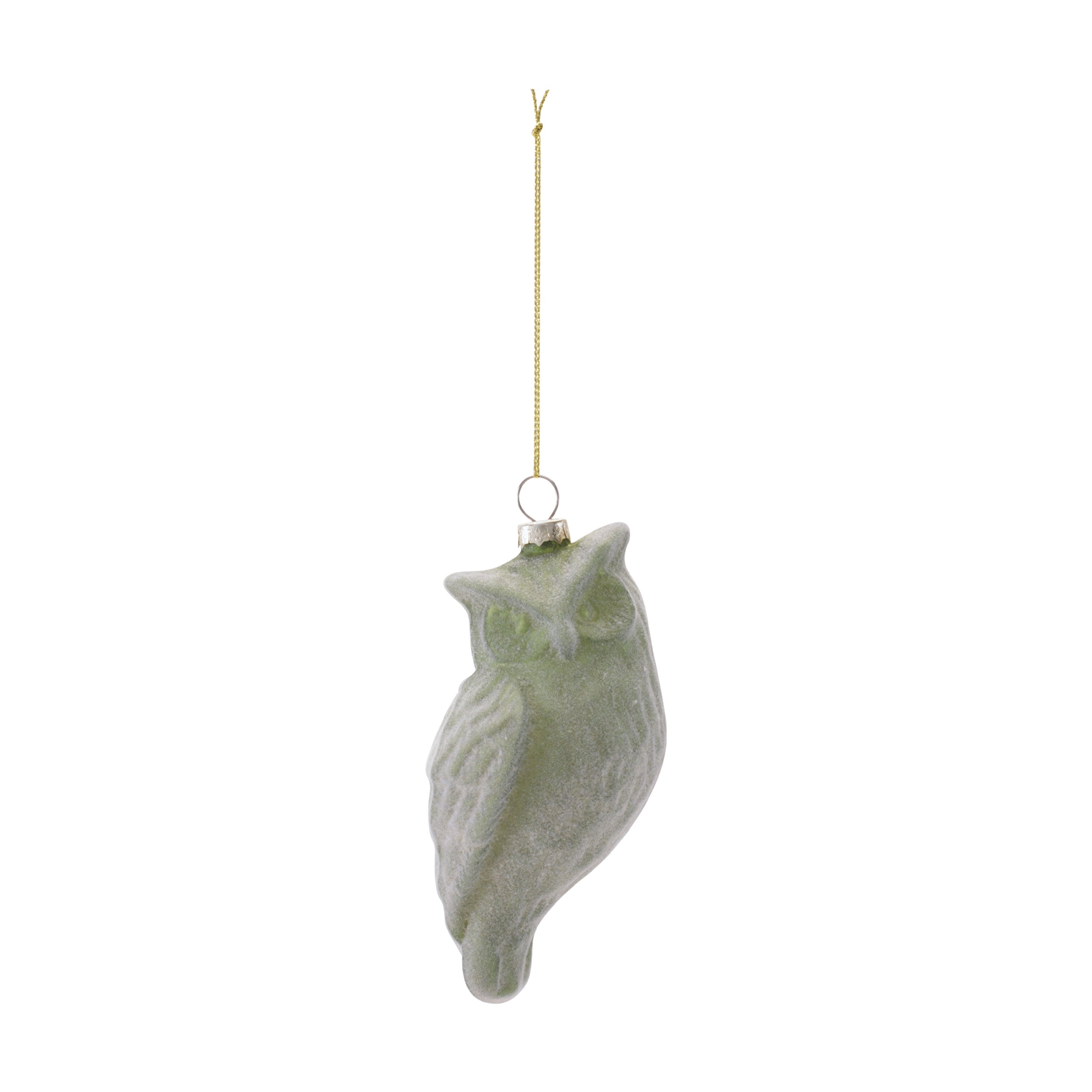 Glass Owl Ornaments (Set of 12)