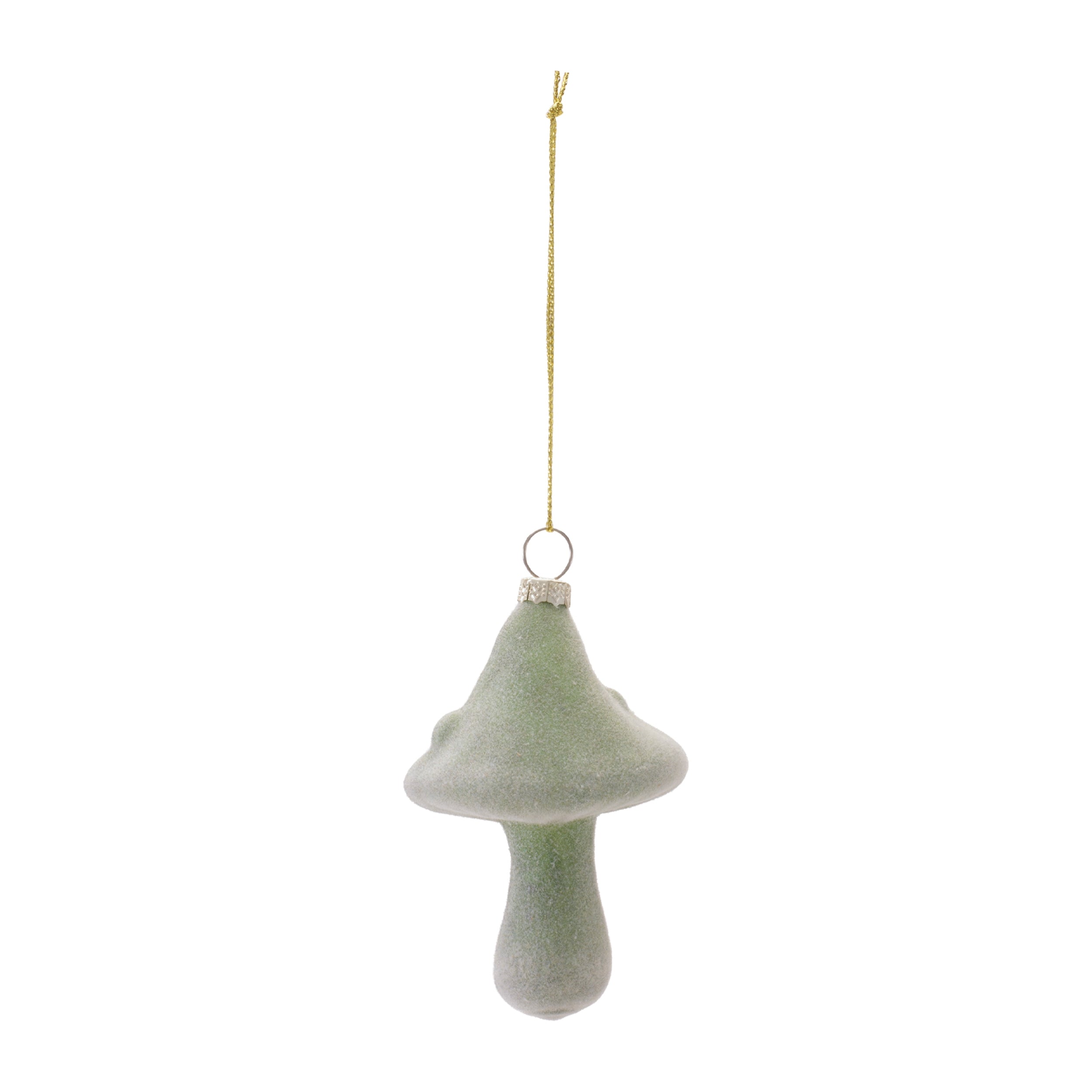 Glass Mushroom Ornaments (Set of 12)