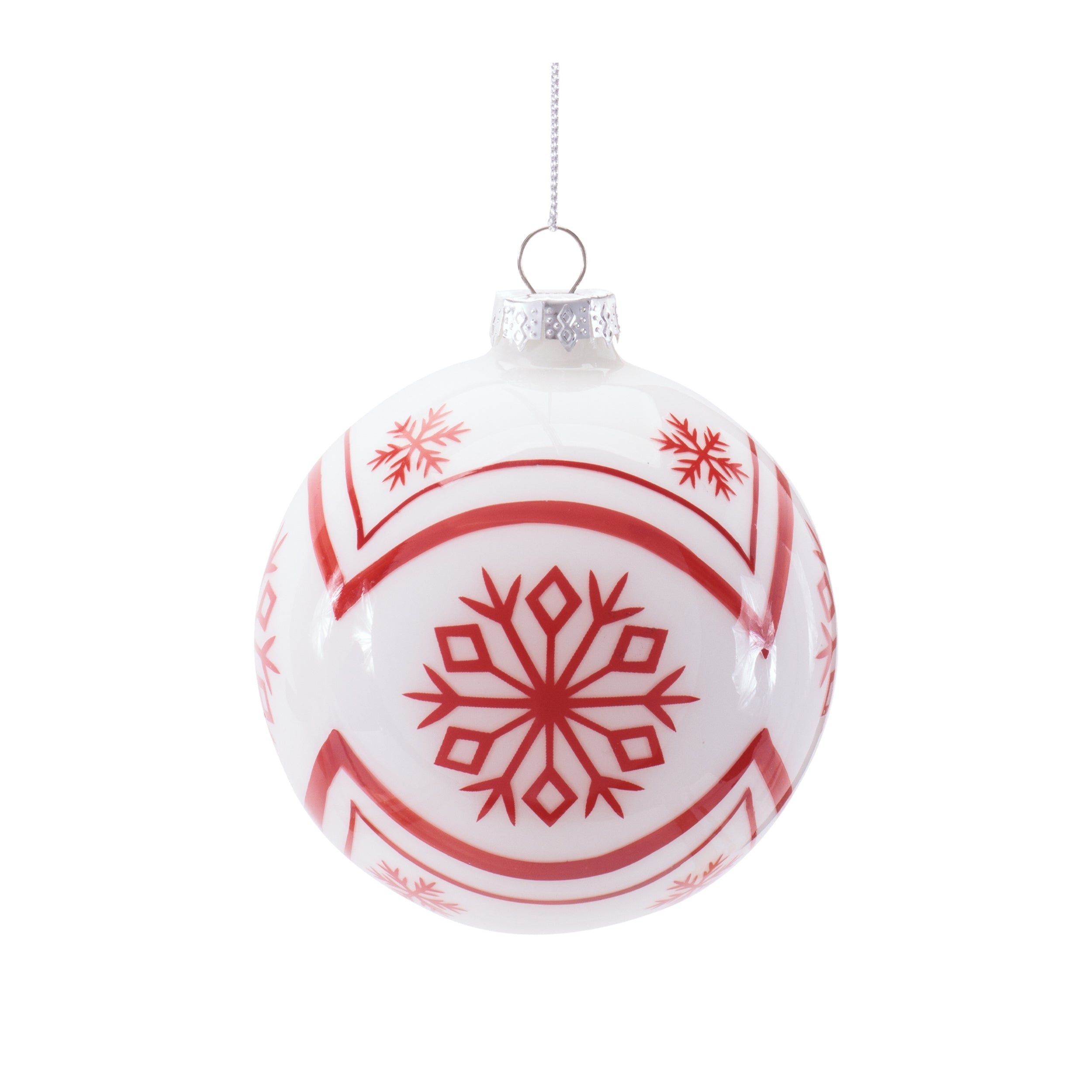 Glass Holiday Ornaments (Set of 6)