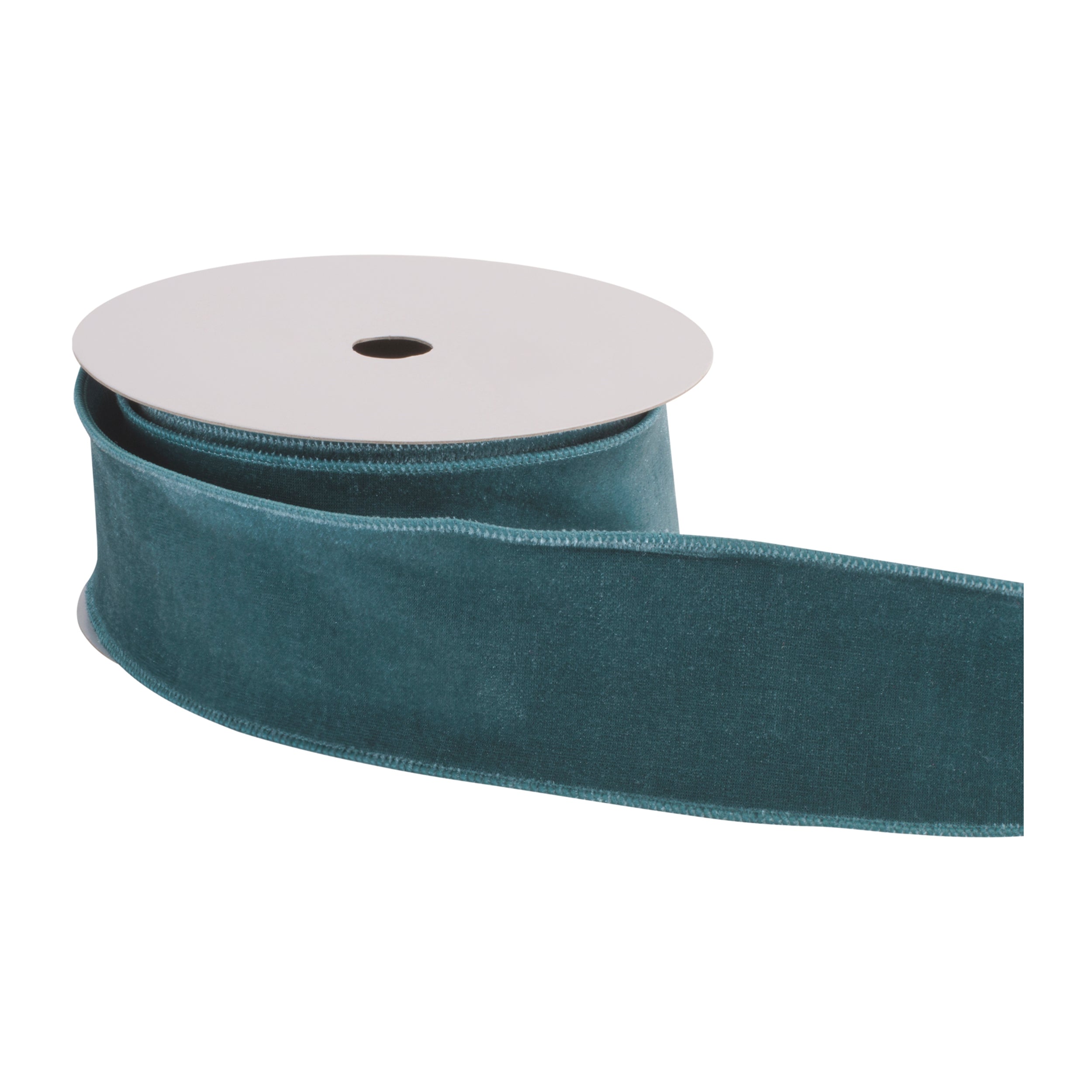 Solid Velvet Wired Polyester Ribbon 2.5" x 10 Yds.