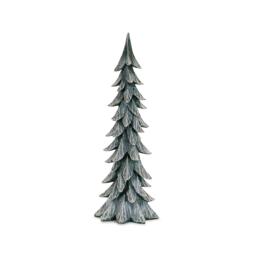 Glittered Pine Tree (Set of 3)
