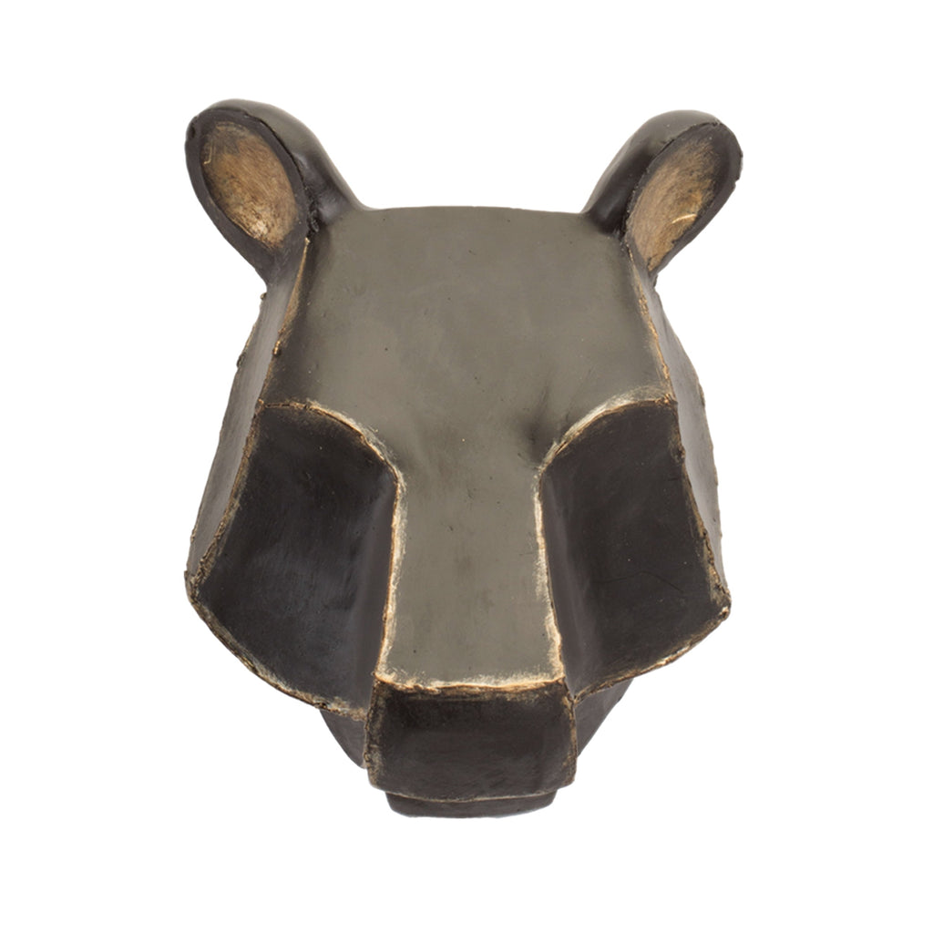 Geometric Bear and Moose Wall Mounts (Set of 2)