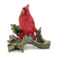 Cardinal Bird on Holly Branch (Set of 2)