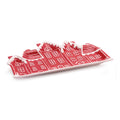 Ceramic Snowy Village Plate (Set of 4)