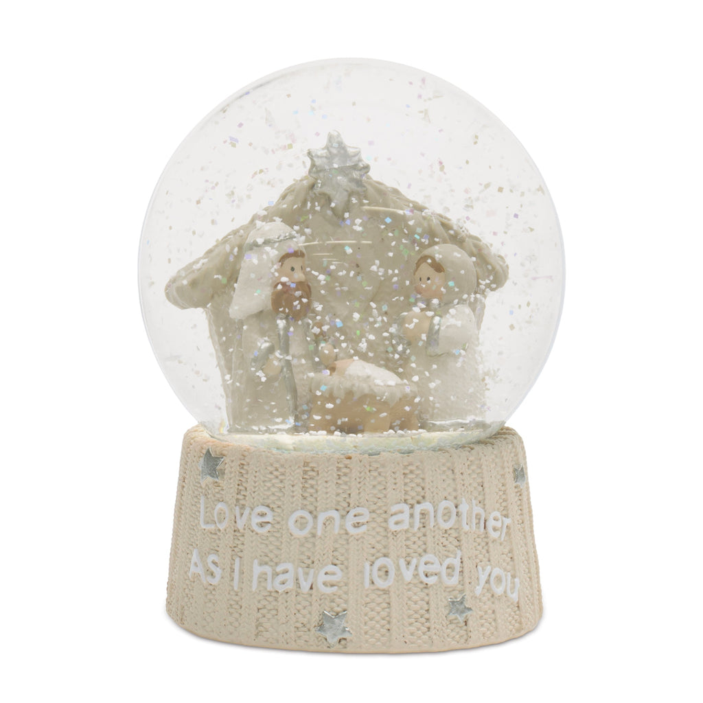 Holy Family Nativity Snow Globe