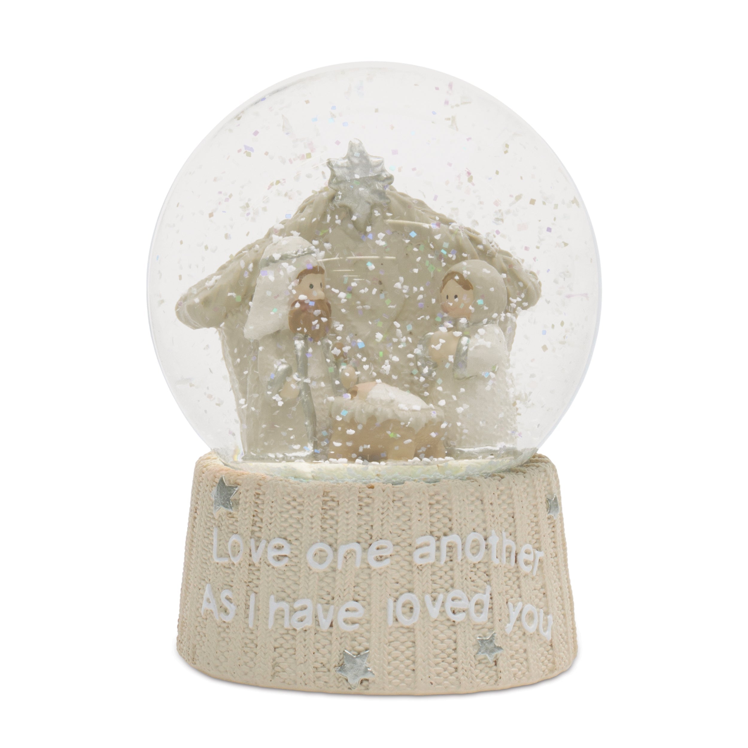 Holy Family Nativity Snow Globe