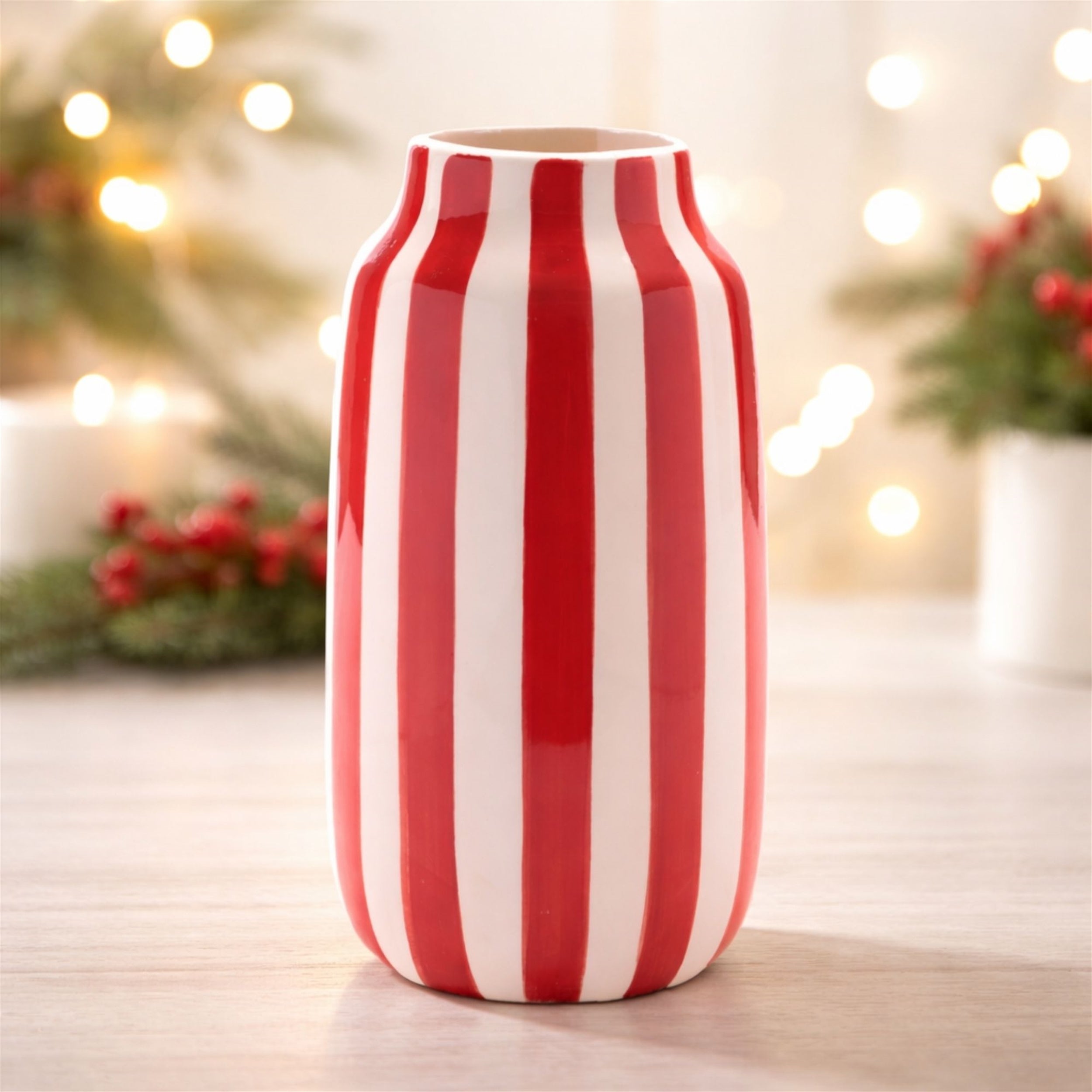 Striped Dolomite Vase (Set of 2)