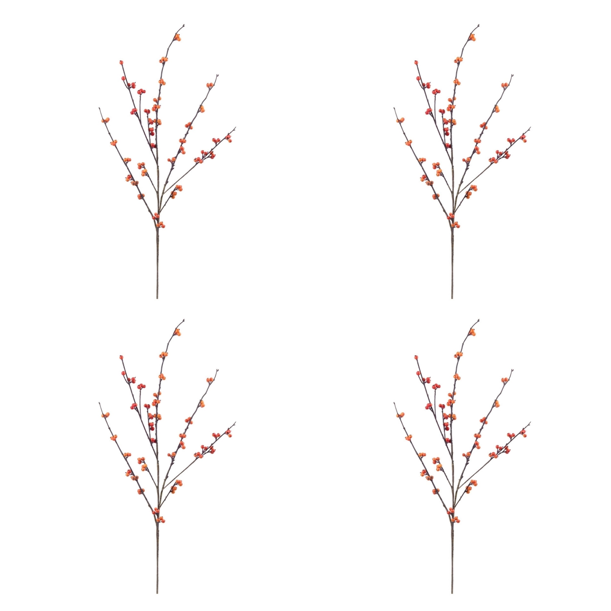 Berry Twig Spray (Set of 4)