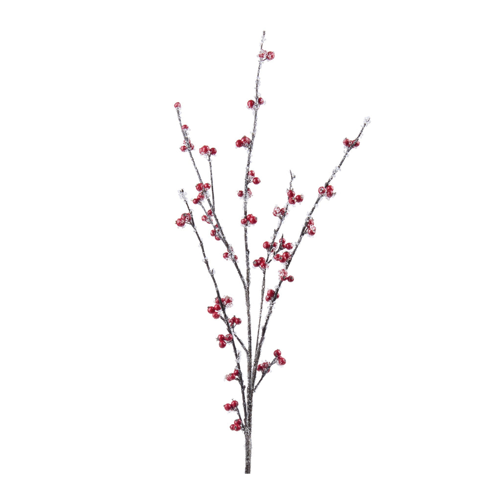 Iced Berry Twig Spray (Set of 4)