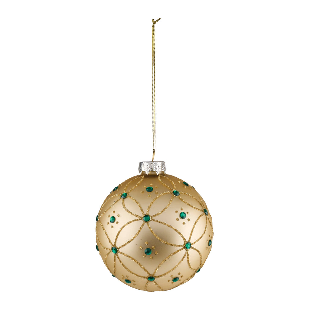 Glass Ball Ornament Set (Set of 4)