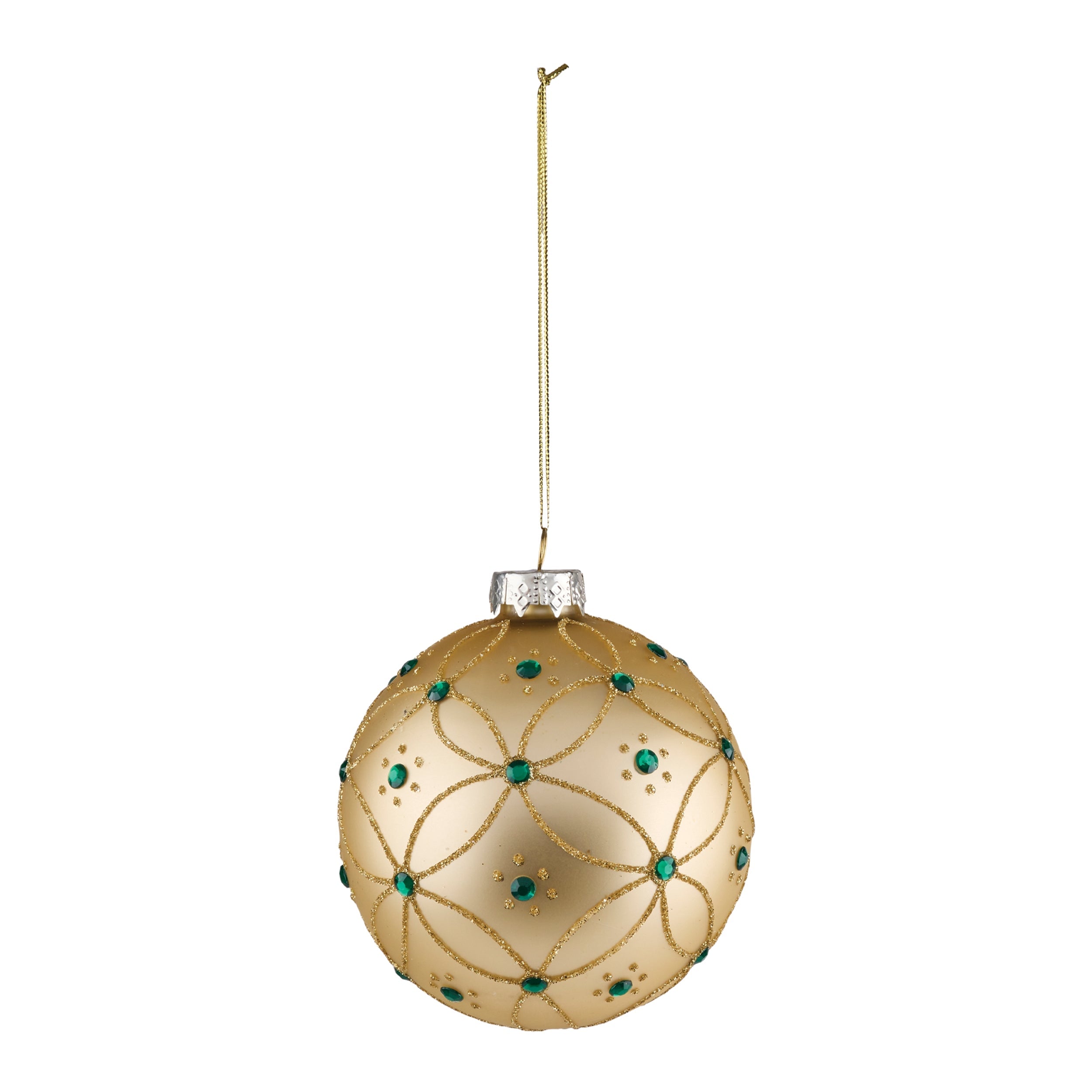 Glass Ball Ornament Set (Set of 4)