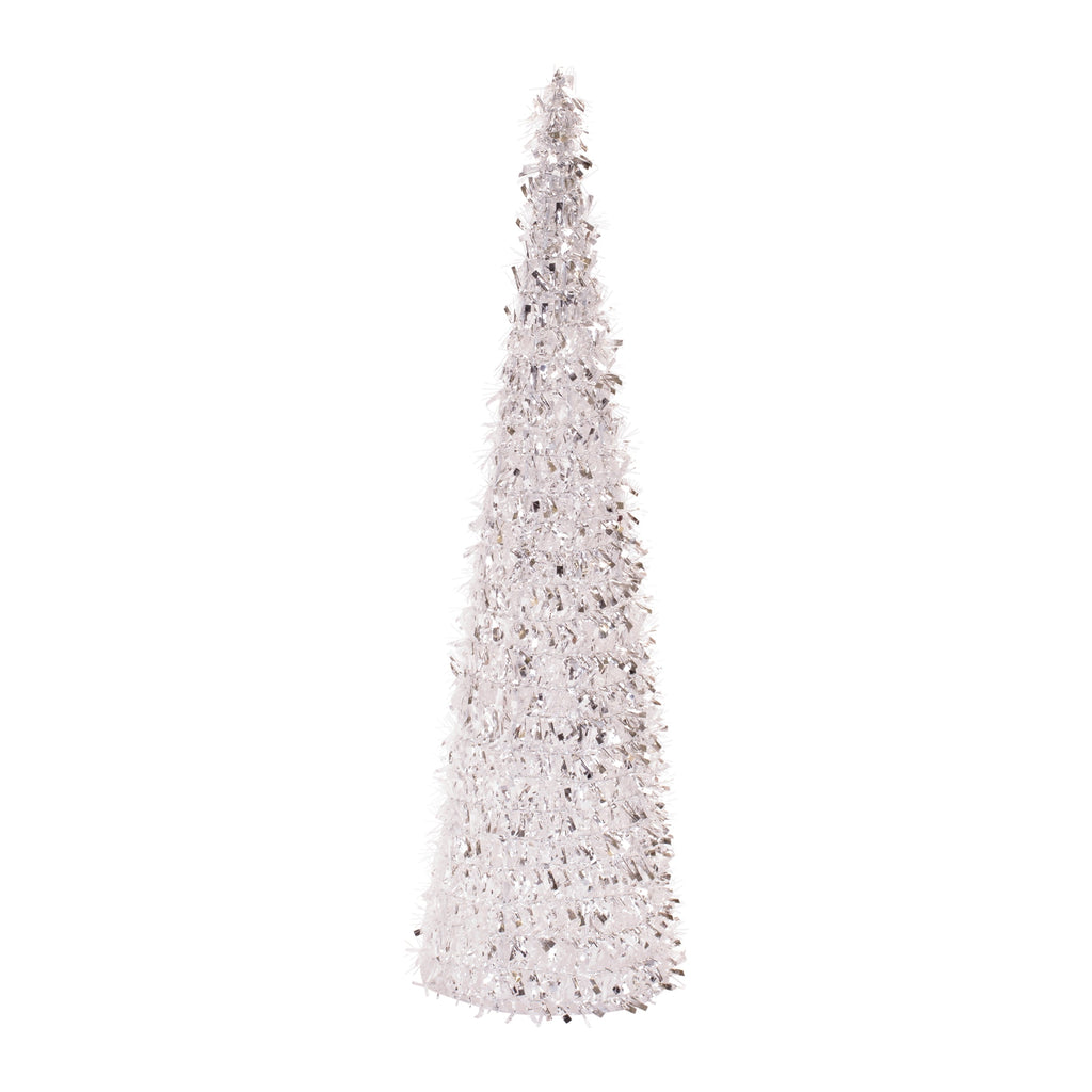 Tinsel Cone Tree (Set of 3)