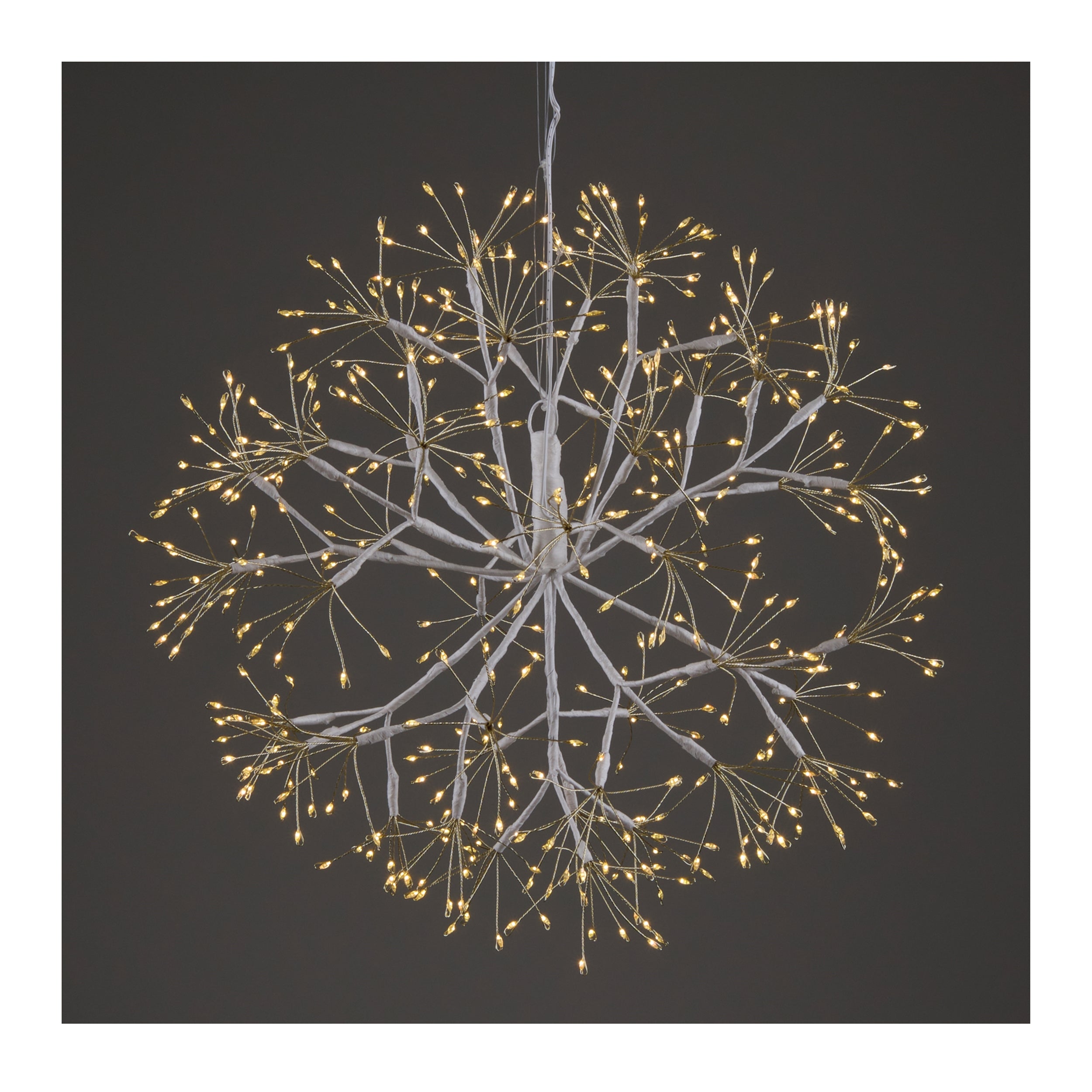Multicolor LED Hanging Orb 17.5"D