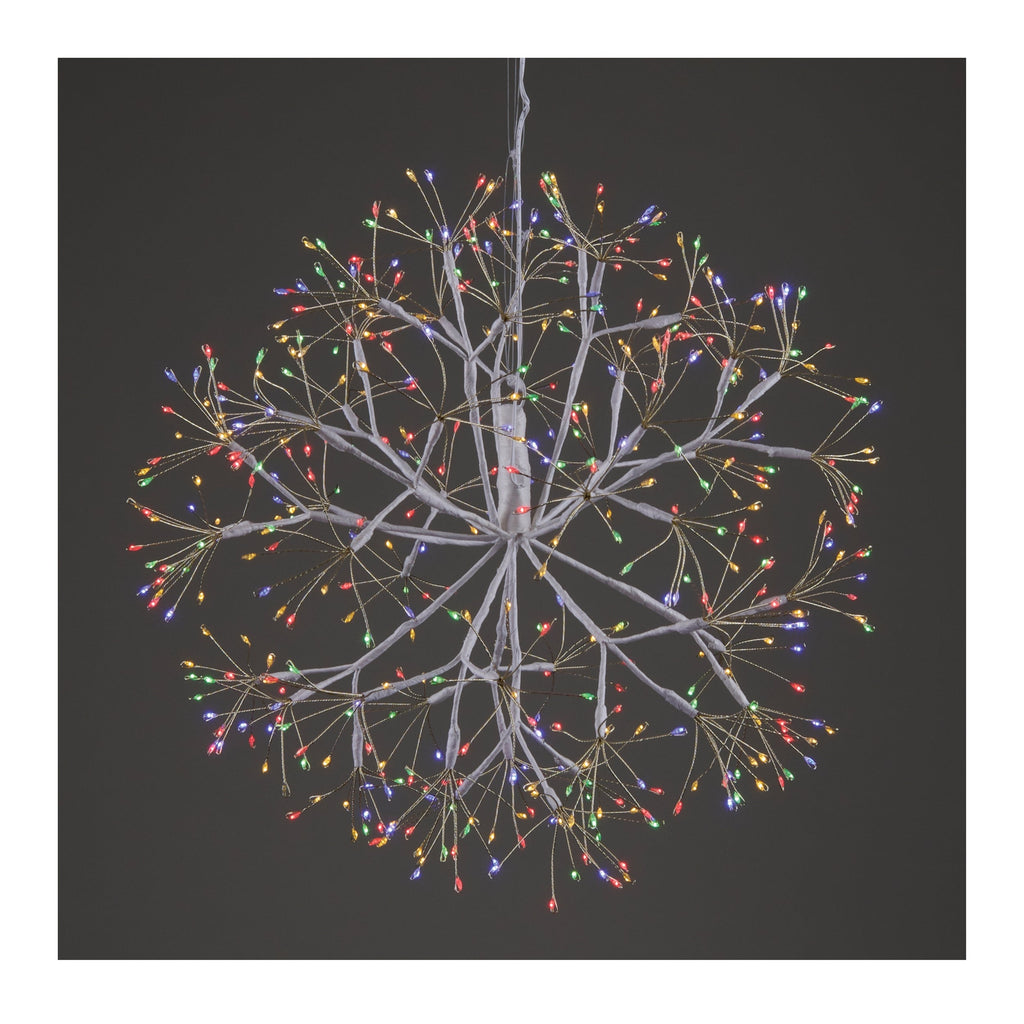 Multicolor LED Hanging Orb 17.5"D