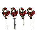 Candy Cane Pathway Light Ekkolight (Set of 4)
