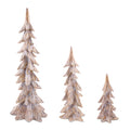 Carved Pine Tree (Set of 3)