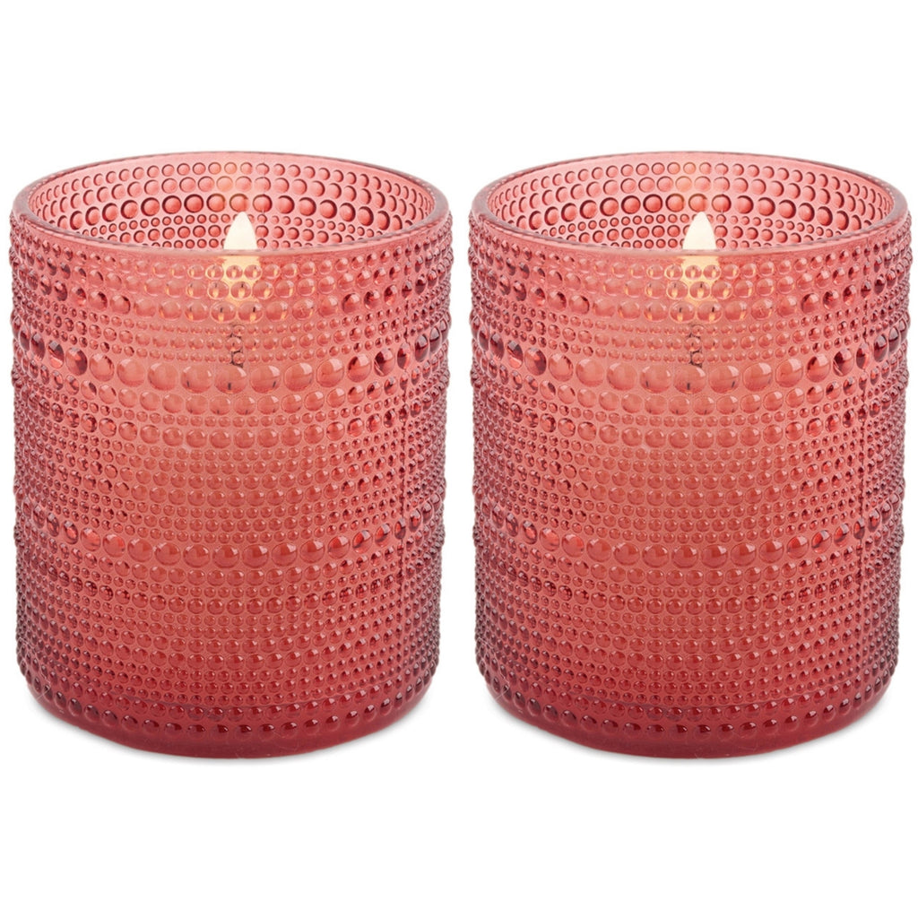 LED Votive Candle in Glass Jar (Set of 2)