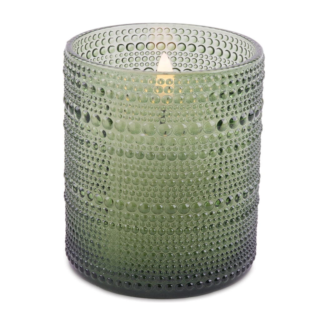 Soy Candle in Textured Glass Jar (Set of 2)